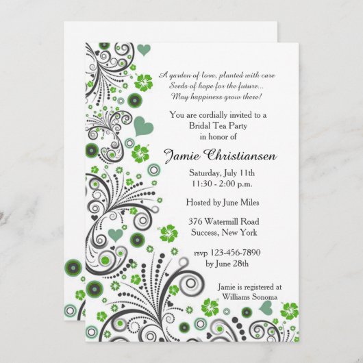 春愛招待状 招待状 (正面/裏面)