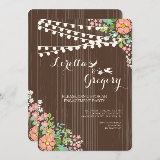 春愛招待状 招待状 (正面/裏面)