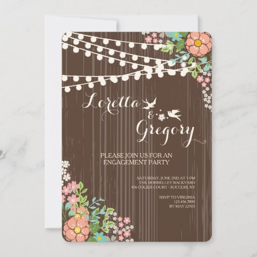 春愛招待状 招待状 (正面)