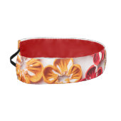 春手作り縫い布数々の花色 アスレチックヘッドバンド (左)