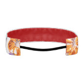 春手作り縫い布数々の花色 アスレチックヘッドバンド (裏面)