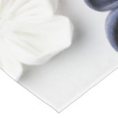 春手作り縫製織花オレンジブルー テーブルクロス (アングル)