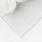 春手作り縫製織花オレンジブルー フリースブランケット (角)