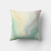 春抽象芸術カラフル クッション (裏面)