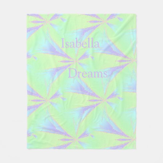 春抽象芸術スターフリースブランケット フリースブランケット (正面)