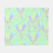 春抽象芸術スターフリースブランケット フリースブランケット (正面(横))