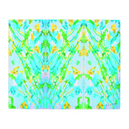 春抽象芸術パターン（の模様が）ある水彩プリント メタルプリント