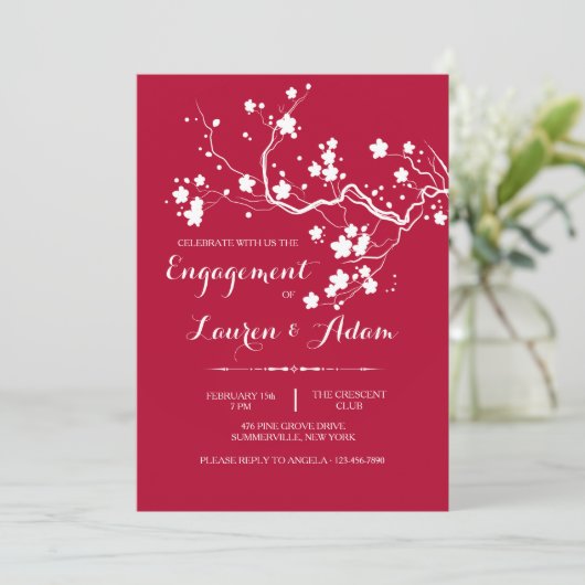 春招待状 招待状 (スタンド正面)