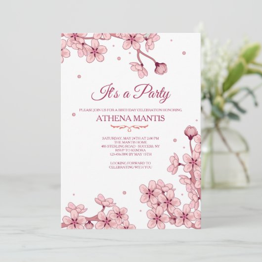 春招待状 招待状 (スタンド正面)