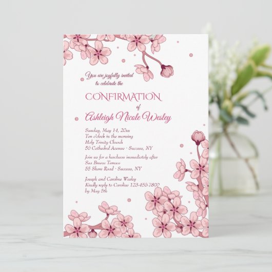 春招待状 招待状 (スタンド正面)