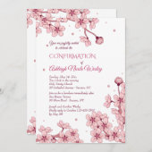 春招待状 招待状 (正面/裏面)