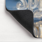 春文字と水仙 マウスパッド (コーナー)