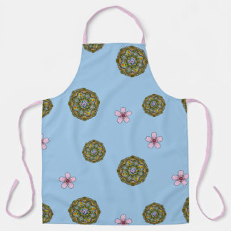 春新しいオールオーバープリントエプロン エプロン