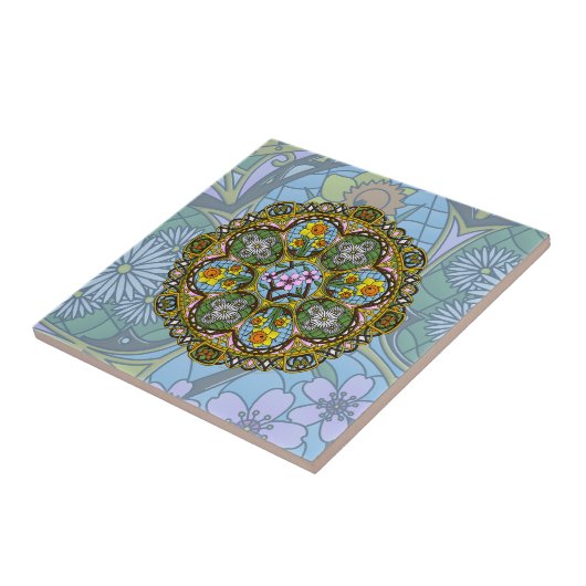 春新しいタイル タイル (側面)