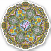 春新しい等高線シール シール (正面)