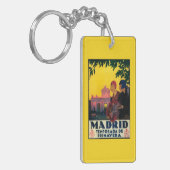 春旅行昇進ポスターのマドリード キーホルダー (正面左)