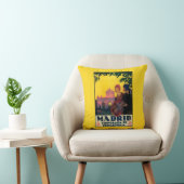 春旅行昇進ポスターのマドリード クッション (椅子)