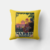 春旅行昇進ポスターのマドリード クッション (裏面)