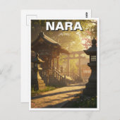 春日大社奈良日本旅行 ポストカード (正面/裏面)