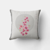 春日本のにフローラが咲く クッション (裏面)