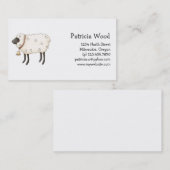 春時間 · ヒツジ 名刺 (正面/裏面)