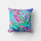 春景観抽象芸術プリント クッション (正面)