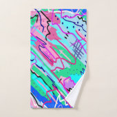 春景観抽象芸術プリント バスタオルセット (ハンドタオル)