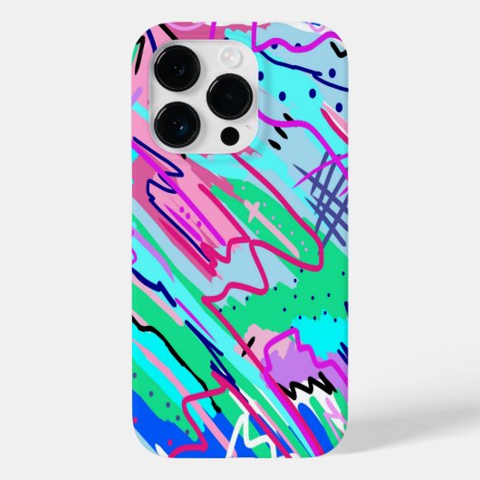 春景観抽象芸術プリント Case-Mate iPhoneケース (裏面)