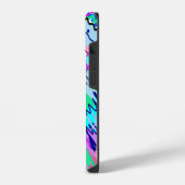 春景観抽象芸術プリント iPhoneケース (左側面)