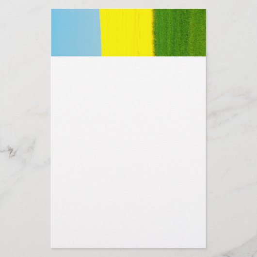 春景観草原 便箋 (正面)