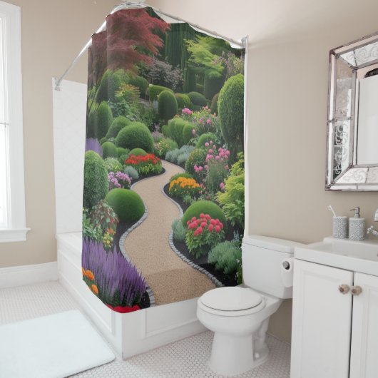 春景観 シャワーカーテン (インサイチュ)