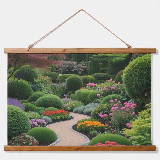 春景観 吊り下げ型タペストリー (正面)