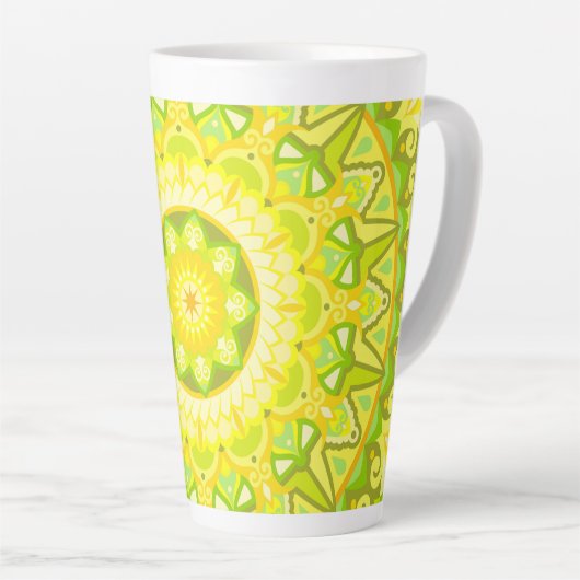 春曼荼羅 カフェラテマグ (右アングル)