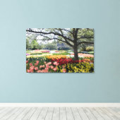 春朝の花畑 キャンバスプリント (インサイチュ (ウッドフロア))