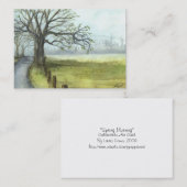 "春朝" 名刺 (正面/裏面)