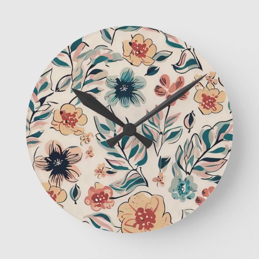 春期 ラウンド壁時計 (正面)