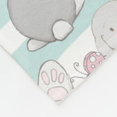 春束パターン フリースブランケット (角)