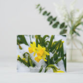 春来時の考えハガキ ポストカード (スタンド正面)