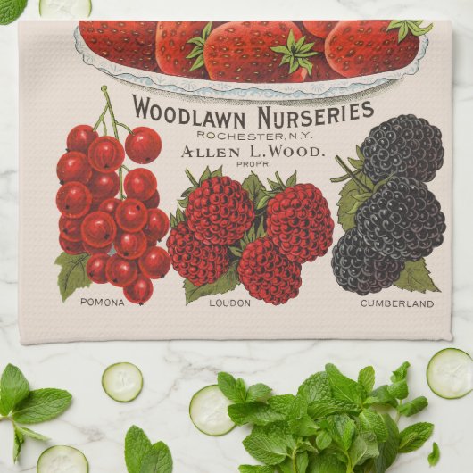 春果実 キッチンタオル (折り畳み)