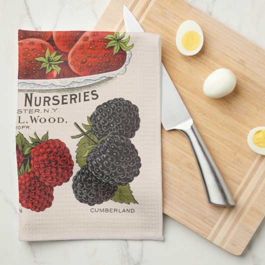 春果実 キッチンタオル (四つ折り)