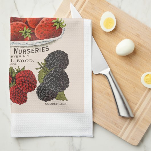 春果実 キッチンタオル (四つ折り)