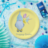 春格言ハッピーイースター ペーパープレート (パーティー)