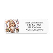 春格言差出人住所ラベル ラベル (正面)