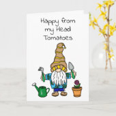 春格言準備ができて庭 カード (黄色い花)