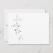 春桃と青モダンフローラ結婚ズ 出欠カード (裏面)