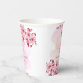 春桜さくらんぼブロッサムピンク誕生日 紙コップ (右)