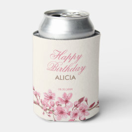 春桜さくらんぼブロッサムピンク誕生日 缶クーラー