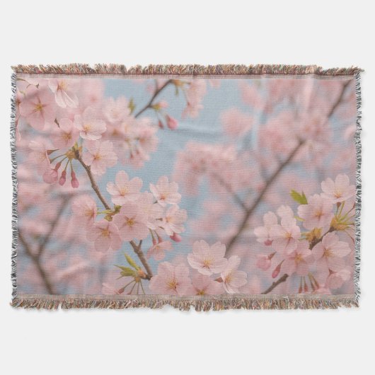 春桜開花 スローブランケット (正面)