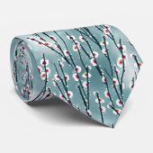 春梅花柄 ネクタイ (ロール)