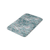 春梅花柄 バスマット (アングル)